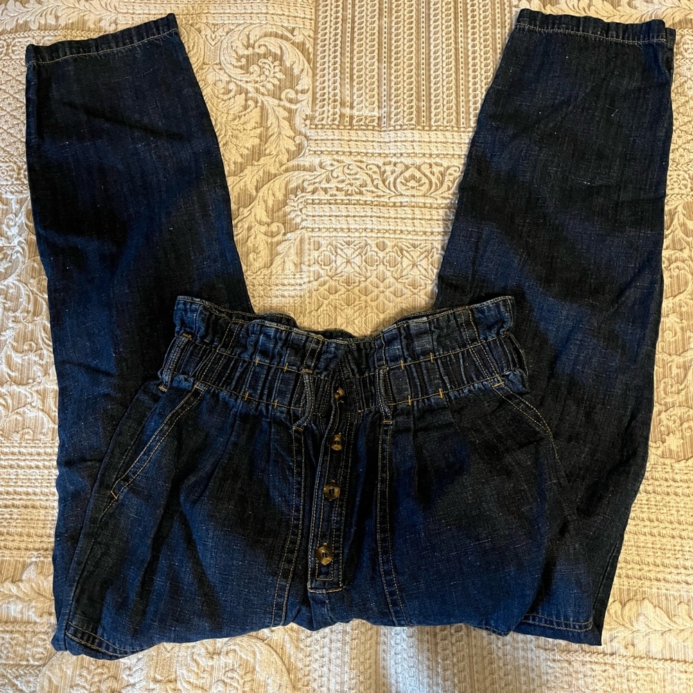Free people paper bag jeans